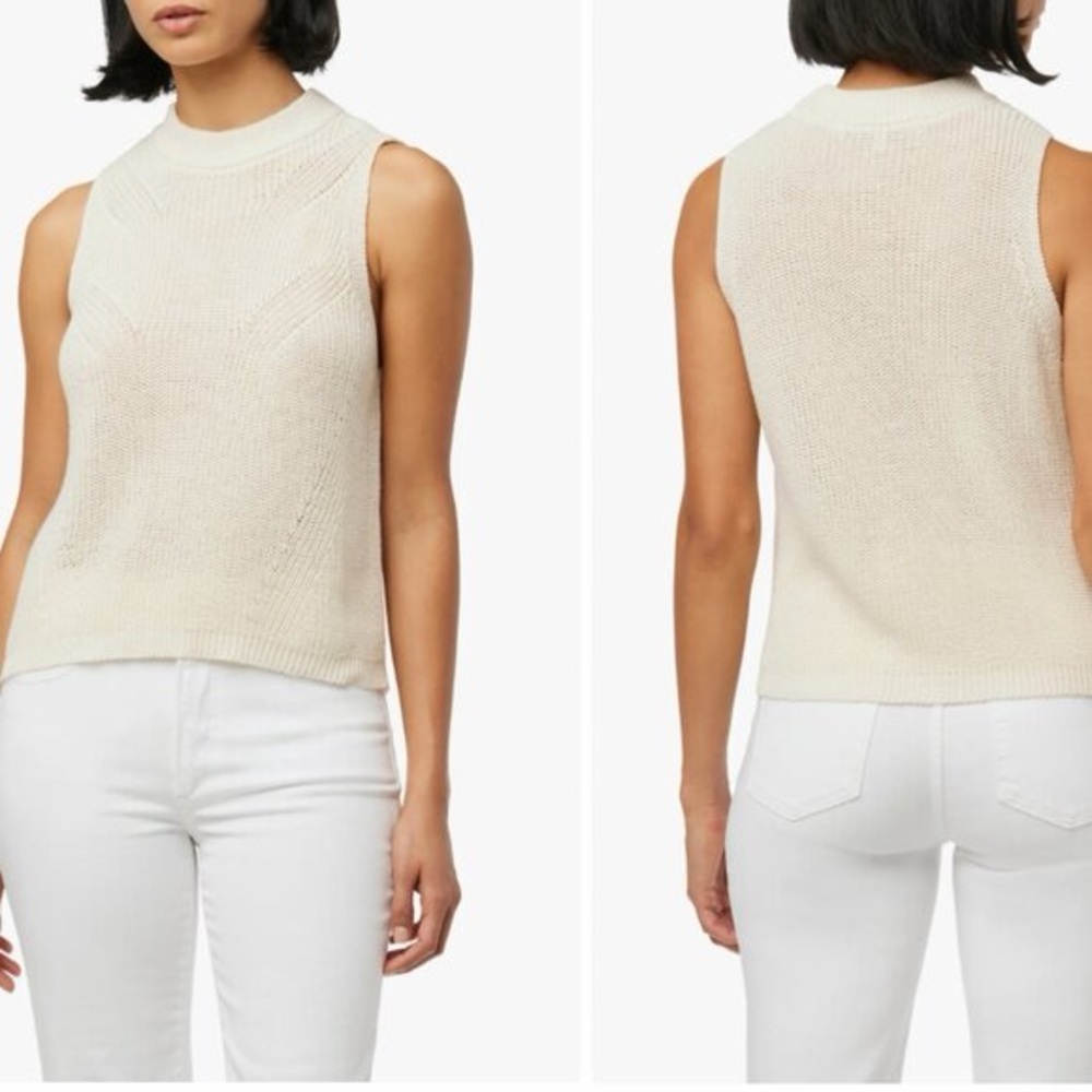 Joe's Jeans Yellow Knit Sweater Tank Top